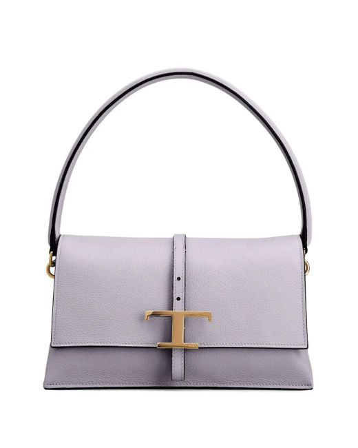 Tod's Purple T Timeless Schultertasche