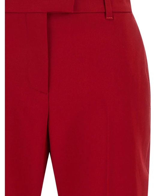 McQueen Pleated Flared Trousers