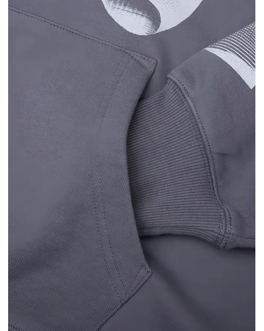 Pleasures Blue Dysfunction Graphic Print Hoodie for men