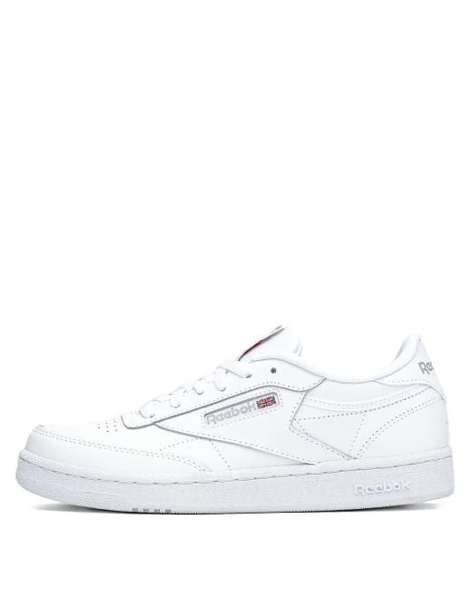 Reebok White Leather Sneakers