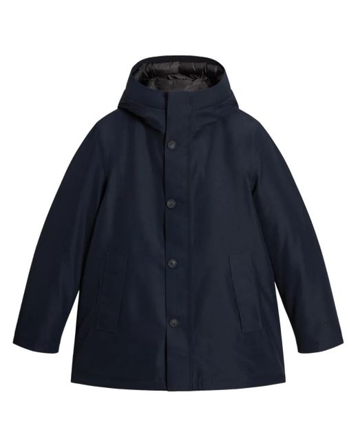 Woolrich Blue Waterproof Gore-Tex Parka for men