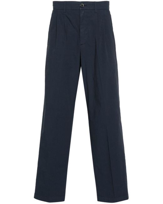 Barena Blue Nerio Pavion Tapered Trousers for men