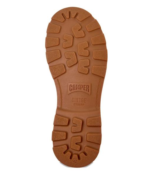 Camper Brown Brutus Lace-Up Boots for men
