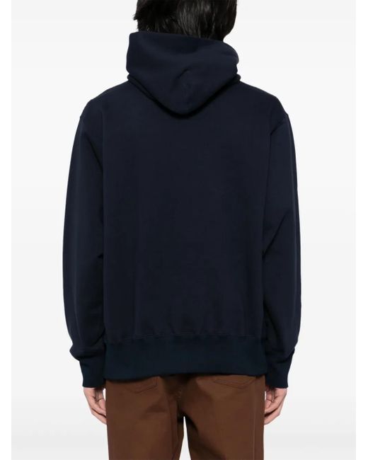 Kolor Blue Graphic-Print Hoodie for men