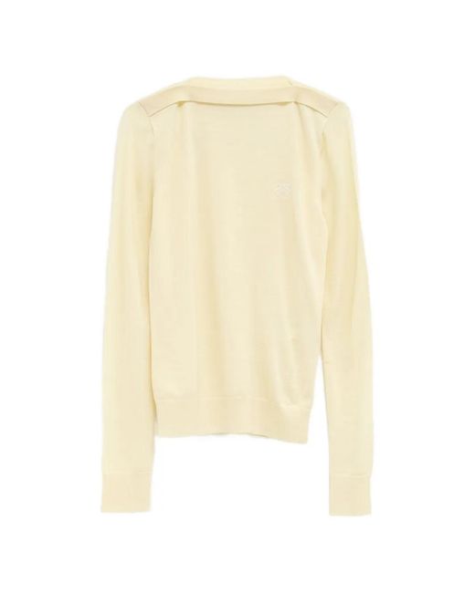 Loewe White Klassischer Pullover