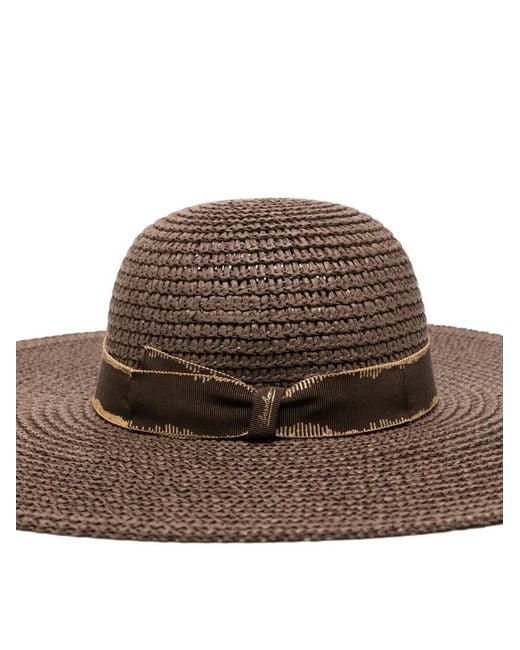 Borsalino Brown Marlene Solid None Hat