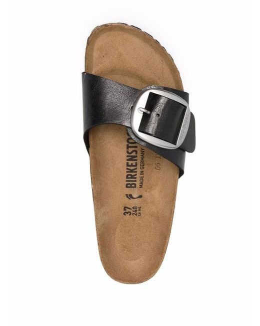 Birkenstock White Madrid Single-Strap Sandals