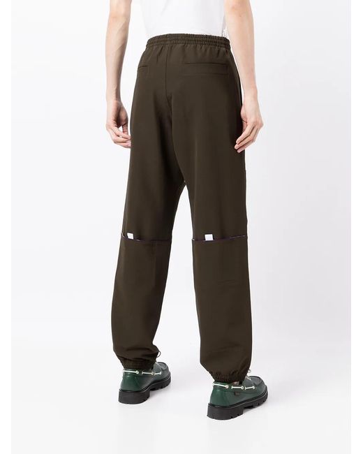 Jacquemus Black Shell Tapered Trousers for men