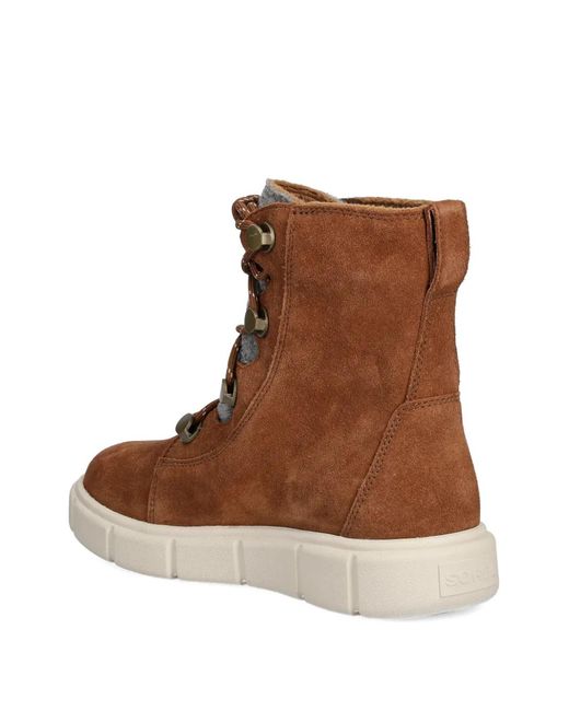 Sorel Brown Explorer Iii Joan Lace-Up Boots