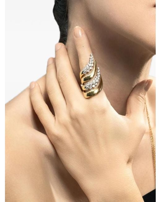 YEPREM Natural Strada Diamond Stackable Ring