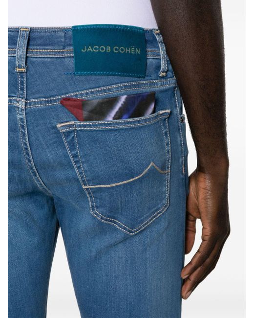 Jacob Cohen Blue Nick Skinny-leg Jeans for men