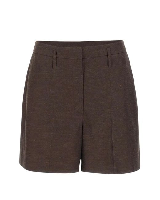 Herskind Villy Getailleerde Shorts in het Brown