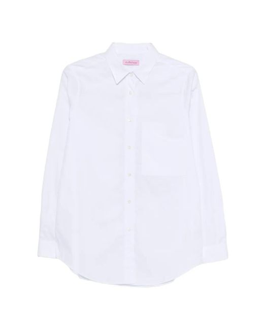 CUANTICO White Piera Pocket Shirt
