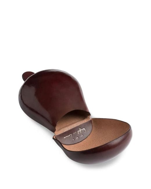 Lemaire Brown X Carlos Penafiel Castanet-Shaped Coin Purse