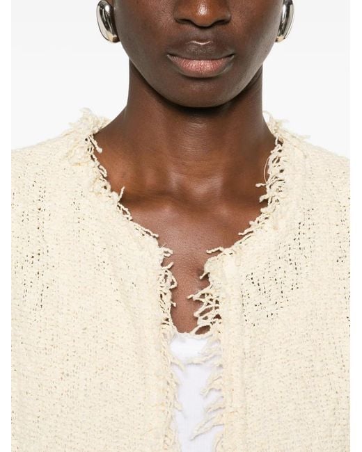 Veste Shavani À Bords Francs IRO en coloris Natural