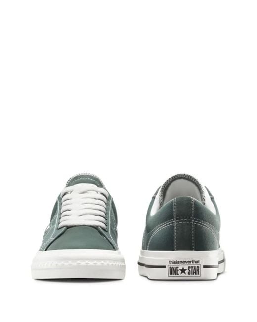 Converse X Thisisneverthat One Star Pro Ox Sneakers in Green for