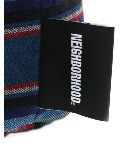 Borsa Messenger Con Coulisse di Neighborhood in Blue da Uomo