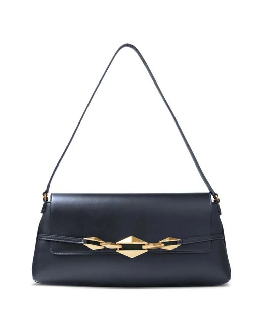 Jimmy Choo Blue Diamond Shoulder Bag