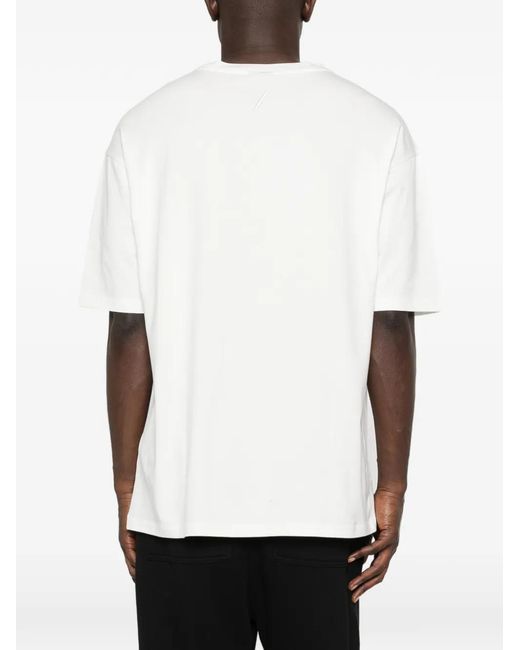 Thom Krom White Crew-Neck T-Shirt for men