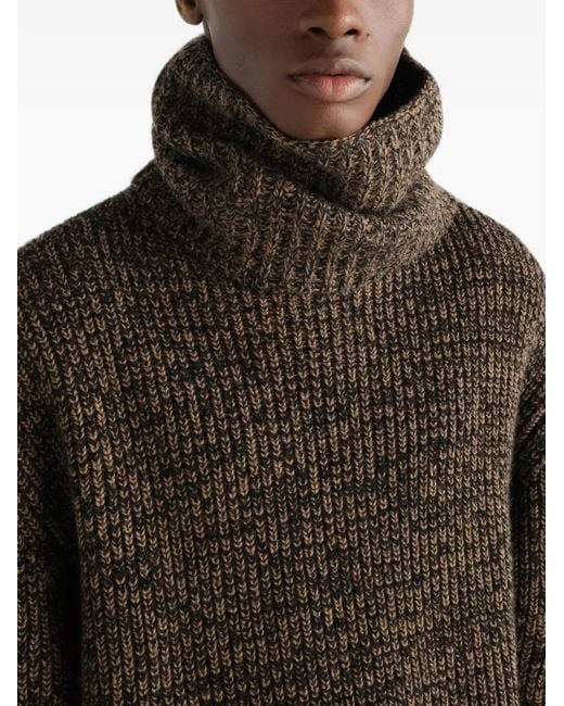 Lemaire Brown Neck Warmer