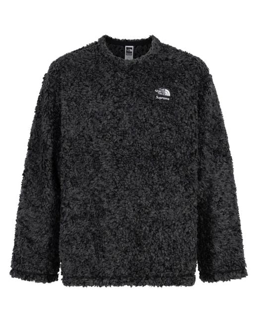 Supreme Black X The North Face High Pile Fleece Jumper