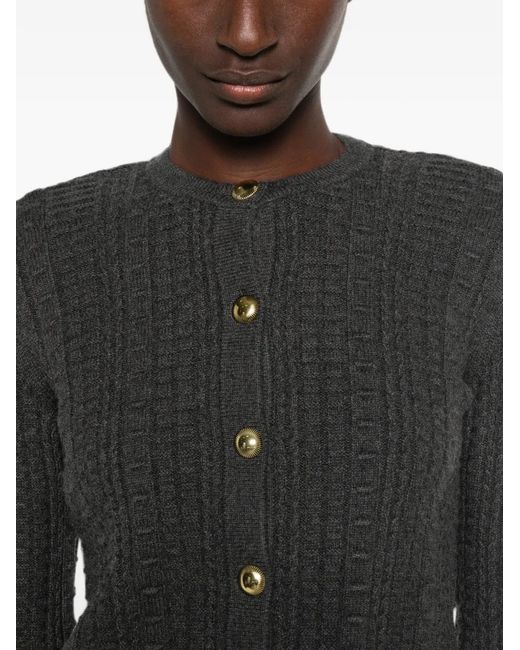 Twinset Black Button-Up Jacket