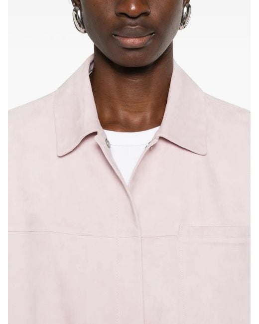 Desa Nineteenseventytwo スエード ジャケット Pink