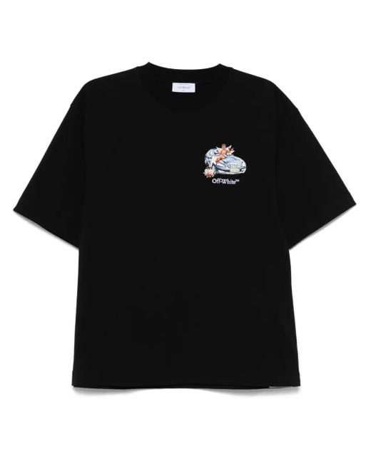 Off-White c/o Virgil Abloh Black Fresco Arrow T-Shirt for men