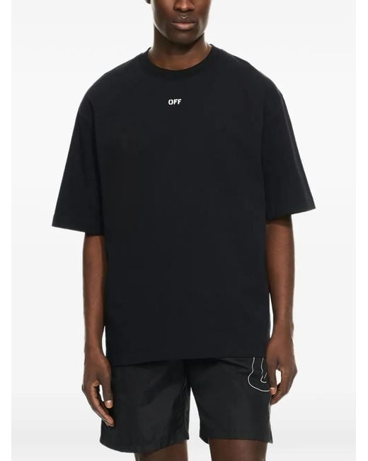 Off-White c/o Virgil Abloh Black Chain Arrows Skate T-Shirt for men