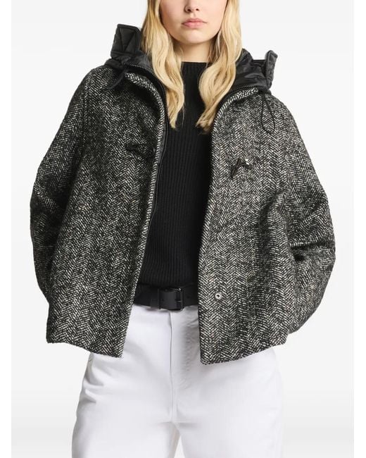Fay Gray Manteau À Chevrons Et Attache Brandebourg
