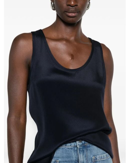Max Mara Black Silk Top