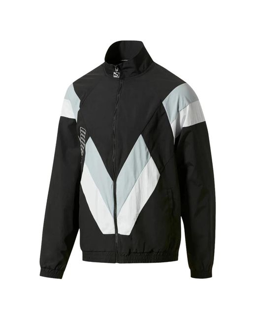 PUMA Black Zip-Fastening Jacket for men
