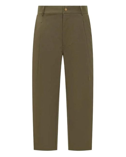 Drole de Monsieur Green Pleated Trousers for men
