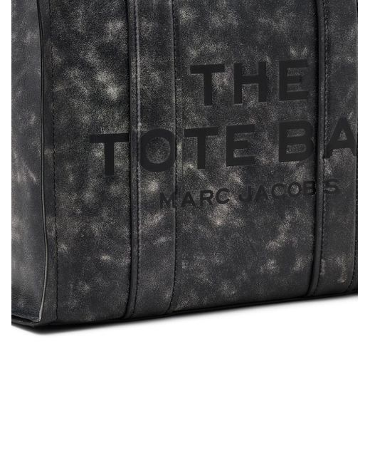 Sac cabas The Medium Distressed Leather Tote Marc Jacobs en coloris Black