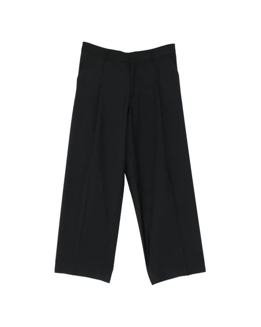 BE ABLE White Pleated Wide-Leg Trousers for men