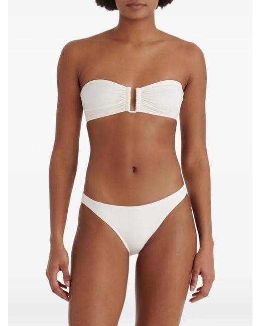 Eres White Fripon Bikini Bottoms