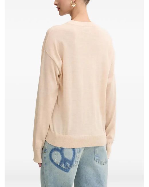 Moschino Natural Logo Knitwear