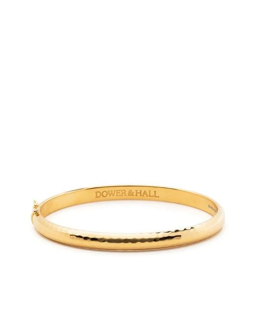 Dower & Hall Metallic Nomad Hammered Bangle Bracelet for men