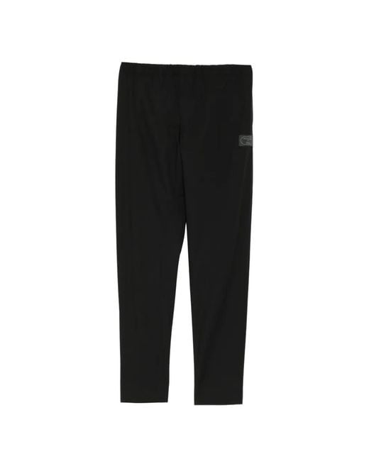Undercover Black Logo-Patch Trousers for men