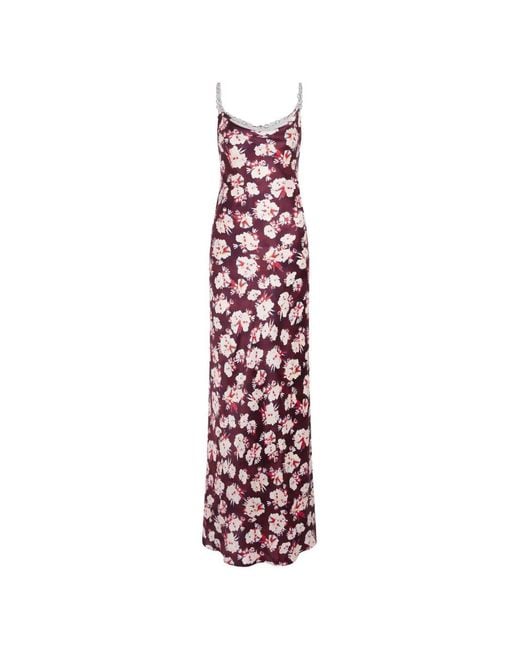 Rabanne White Floral-Patterned Chain-Link Maxi Dress