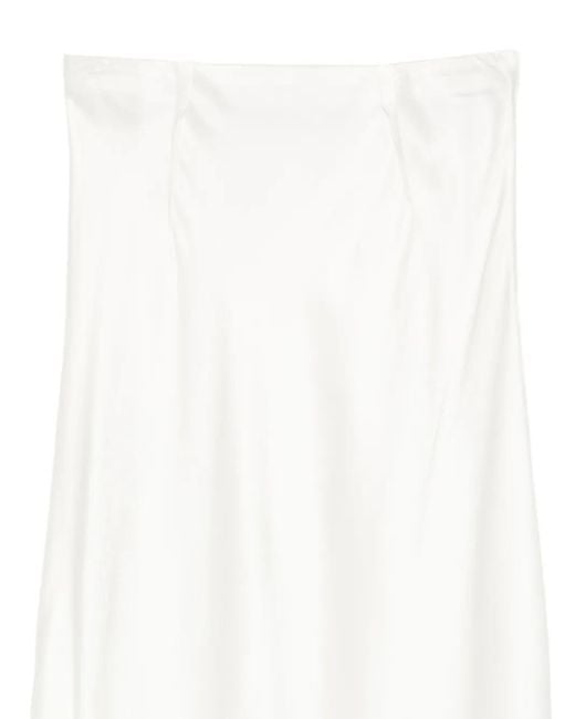 frenken White Base Flowy Skirt