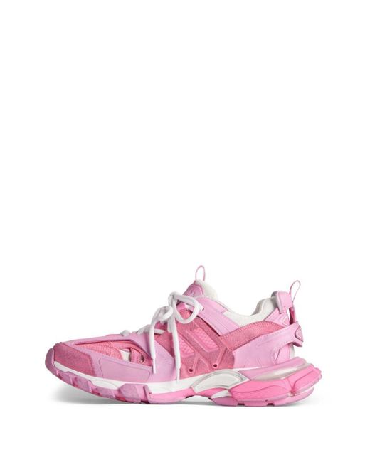 Balenciaga Pink Track Low-top Sneakers