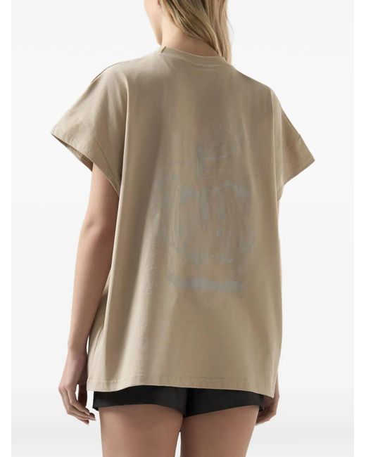 Gcds White Apple-Print T-Shirt