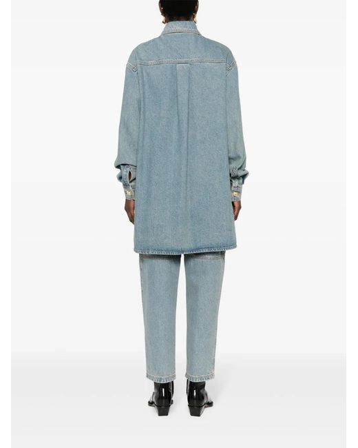 Moschino Blue Denim Mini Dress