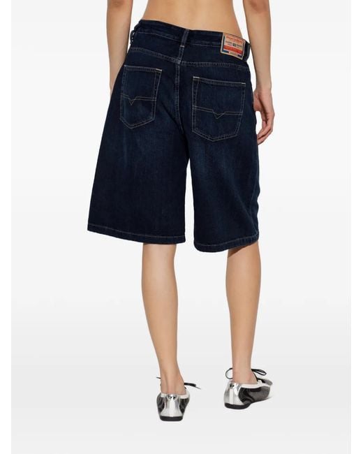 DIESEL Blue De-Sire-Short Denim Shorts