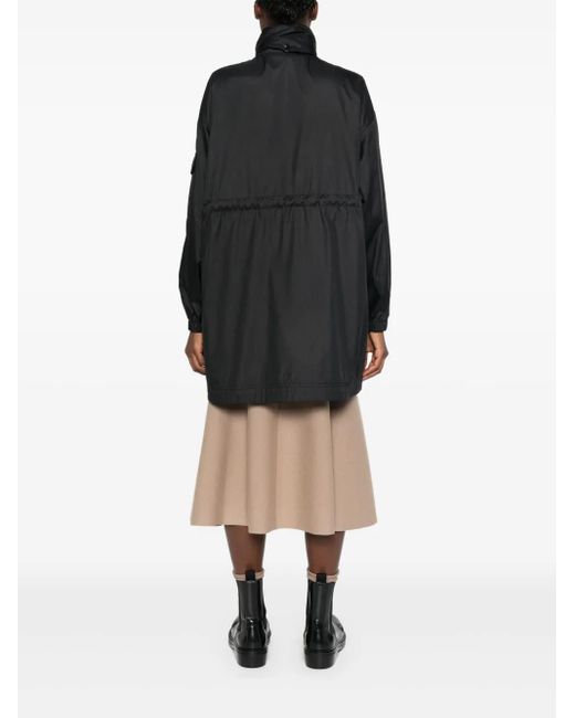 Moncler Black Adhemar Drawstring-Waist Parka