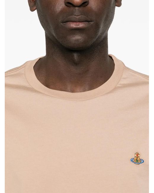 Vivienne Westwood Natural Orb Crewneck T-Shirt