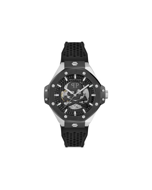 Philipp Plein Black Keleton Royal 44Mm for men