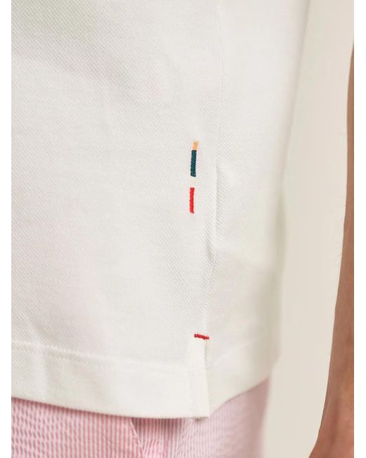 Orlebar Brown Bruno Poloshirt in het White voor heren