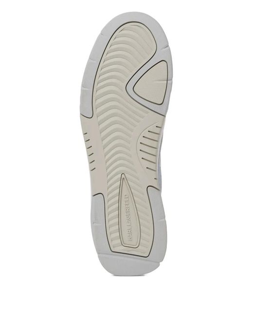 Karl Lagerfeld Blue Kourtney Denim Sneakers for men